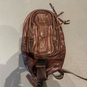 Brown Leather Men's Bag
